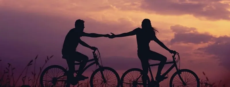 Sagittarius lover riding bikes